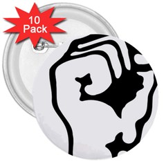 Skeleton Right Hand Fist Raised Fist Clip Art Hand 00wekk Clipart 3  Buttons (10 Pack)  by Foxymomma