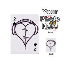 Audio Heart Tattoo Design By Pointofyou Heart Tattoo Designs Home R6jk1a Clipart Playing Cards 54 (mini)  by Foxymomma