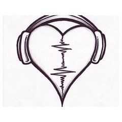 Audio Heart Tattoo Design By Pointofyou Heart Tattoo Designs Home R6jk1a Clipart Double Sided Flano Blanket (medium) 