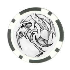 Tattoo Design 002 Poker Chip Card Guard by Foxymomma