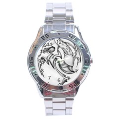 Tattoo Design 002 Stainless Steel Analogue Watch