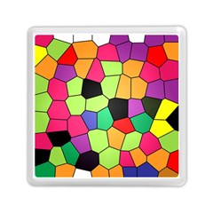 Stained Glass Abstract Background Memory Card Reader (square)  by Nexatart