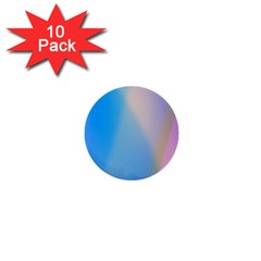 Twist Blue Pink Mauve Background 1  Mini Buttons (10 Pack)  by Nexatart