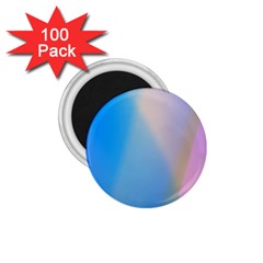 Twist Blue Pink Mauve Background 1.75  Magnets (100 pack) 
