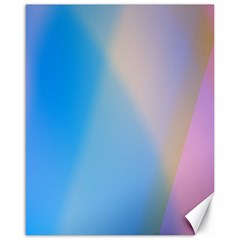 Twist Blue Pink Mauve Background Canvas 16  x 20  