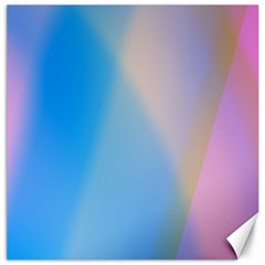 Twist Blue Pink Mauve Background Canvas 20  X 20   by Nexatart