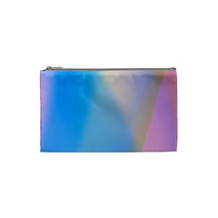 Twist Blue Pink Mauve Background Cosmetic Bag (Small) 