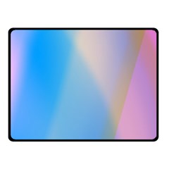 Twist Blue Pink Mauve Background Double Sided Fleece Blanket (Small) 