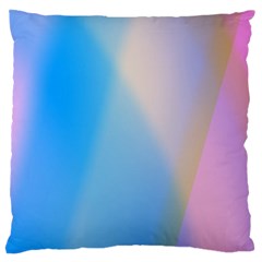 Twist Blue Pink Mauve Background Large Flano Cushion Case (One Side)