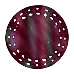 Stars Nebula Universe Artistic Ornament (round Filigree)