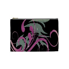 Violet Calligraphic Art Cosmetic Bag (medium) 