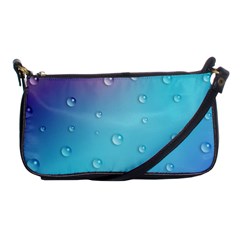 Water Droplets Shoulder Clutch Bags by Nexatart