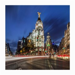 Architecture Building Exterior Buildings City Medium Glasses Cloth (2-side) by Nexatart