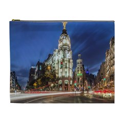 Architecture Building Exterior Buildings City Cosmetic Bag (xl) by Nexatart