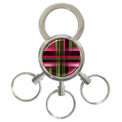 Background Texture Pattern Color 3-ring Key Chains by Nexatart