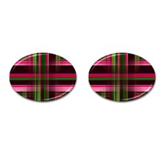 Background Texture Pattern Color Cufflinks (oval) by Nexatart