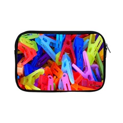 Clothespins Colorful Laundry Jam Pattern Apple Ipad Mini Zipper Cases by Nexatart