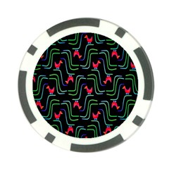 Computer Graphics Webmaster Novelty Pattern Poker Chip Card Guard by Nexatart