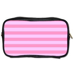 Fabric Baby Pink Shades Pale Toiletries Bags 2-side by Nexatart