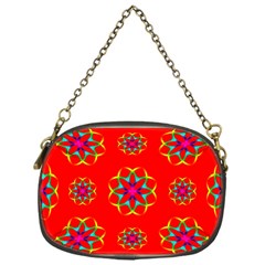 Geometric Circles Seamless Pattern Chain Purses (one Side) 