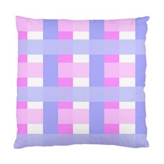 Gingham Checkered Texture Pattern Standard Cushion Case (two Sides) by Nexatart