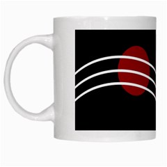 Elegant Abstraction White Mugs by Valentinaart