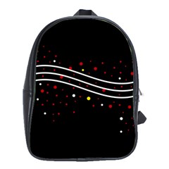 Elegant Abstraction School Bags(large)  by Valentinaart