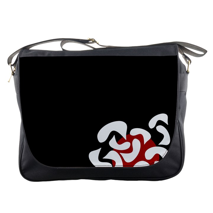 Elegant abstraction Messenger Bags