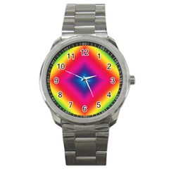 Hippie  Sport Metal Watch by Valentinaart