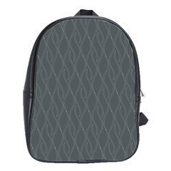 Gray Pattern School Bags(large)  by Valentinaart