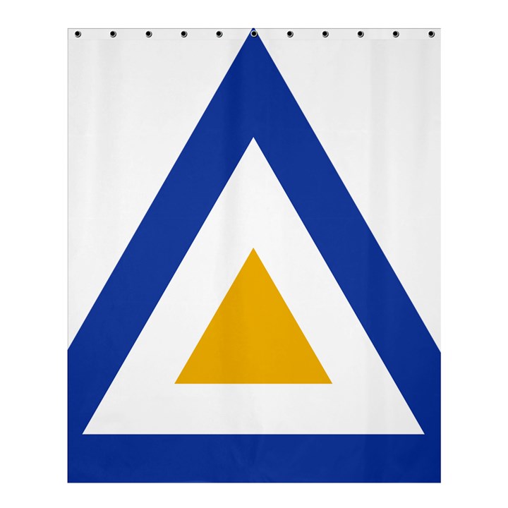 Roundel of The Myanmar Air Force Shower Curtain 60  x 72  (Medium) 