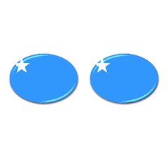 Flag Of The Myanmar Air Force Cufflinks (oval)