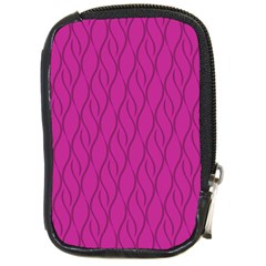 Magenta Pattern Compact Camera Cases by Valentinaart