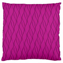 Magenta Pattern Large Cushion Case (one Side) by Valentinaart