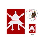 Flag of The Myanmar Army Playing Cards (Mini)  Back