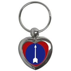 Flag Of Myanmar Army Northern Command  Key Chains (heart)  by abbeyz71