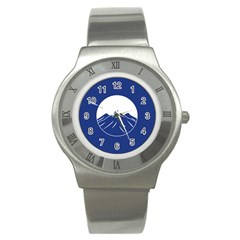 Flag Of Myanmar Kachin State	 Stainless Steel Watch by abbeyz71