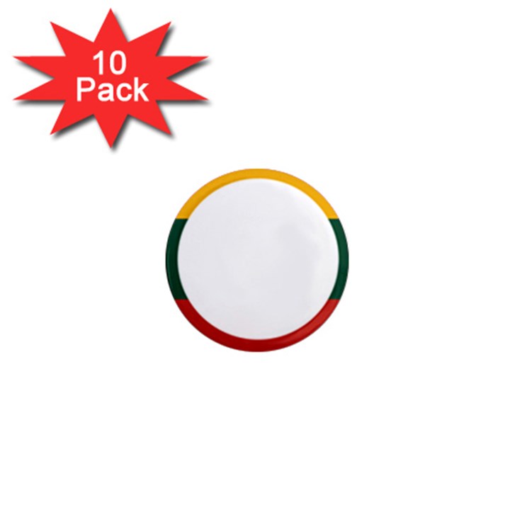 Flag of Myanmar Shan State 1  Mini Magnet (10 pack) 