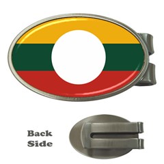 Flag Of Myanmar Shan State Money Clips (oval)  by abbeyz71