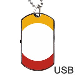 Flag Of Myanmar Shan State Dog Tag Usb Flash (two Sides) by abbeyz71