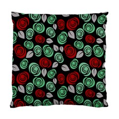 Decorative Floral Pattern Standard Cushion Case (two Sides) by Valentinaart