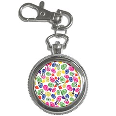 Colorful Roses Key Chain Watches by Valentinaart