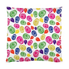 Colorful Roses Standard Cushion Case (two Sides) by Valentinaart