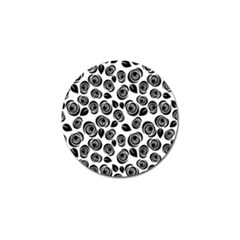 Black Roses Pattern Golf Ball Marker (10 Pack) by Valentinaart