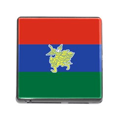 Flag Of Myanmar Kayah State Memory Card Reader (square) by abbeyz71