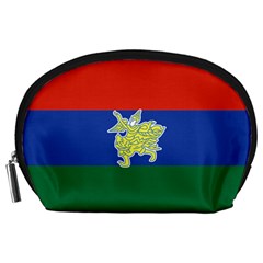 Flag Of Myanmar Kayah State Accessory Pouches (large)  by abbeyz71