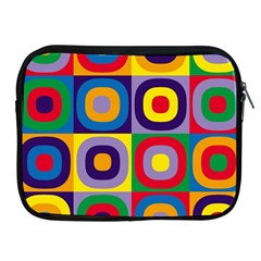 Kandinsky Circles Apple Ipad 2/3/4 Zipper Cases by Nexatart