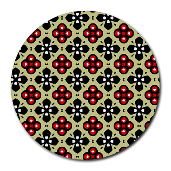 Seamless Tileable Pattern Design Round Mousepads