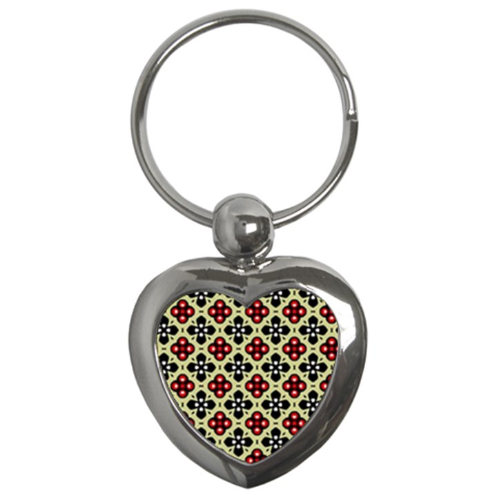 Seamless Tileable Pattern Design Key Chains (Heart) 