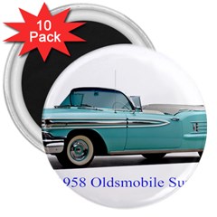 1958 Oldsmobile Super 88 J2 2a 3  Magnets (10 Pack) 